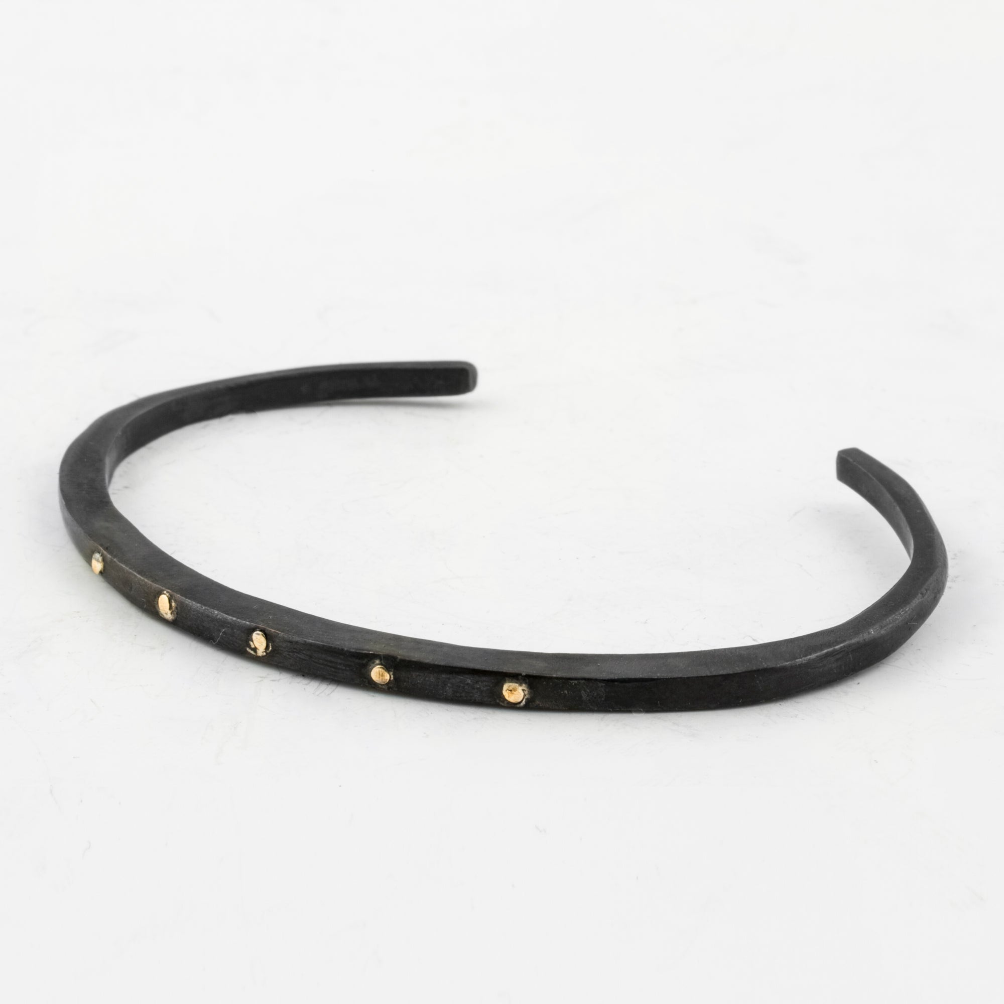 Carved Cuff with Gold Dots