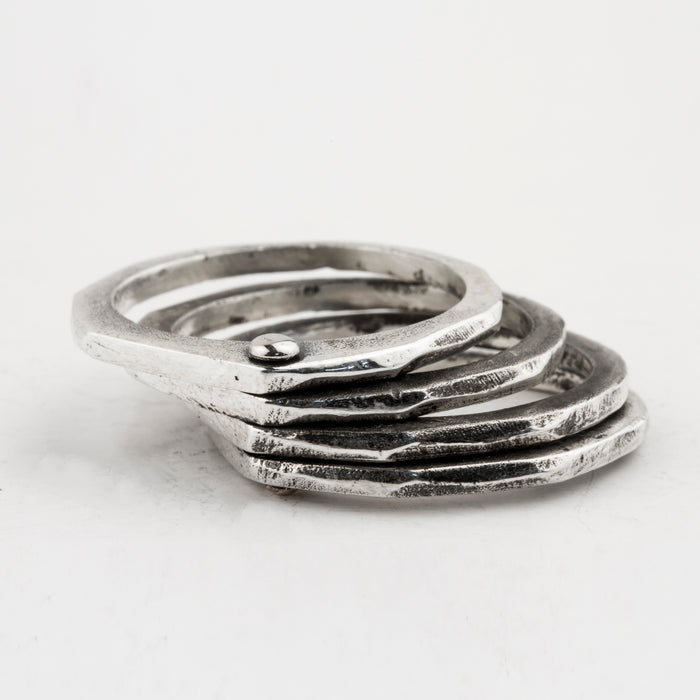 Fine Carved Linked Rings